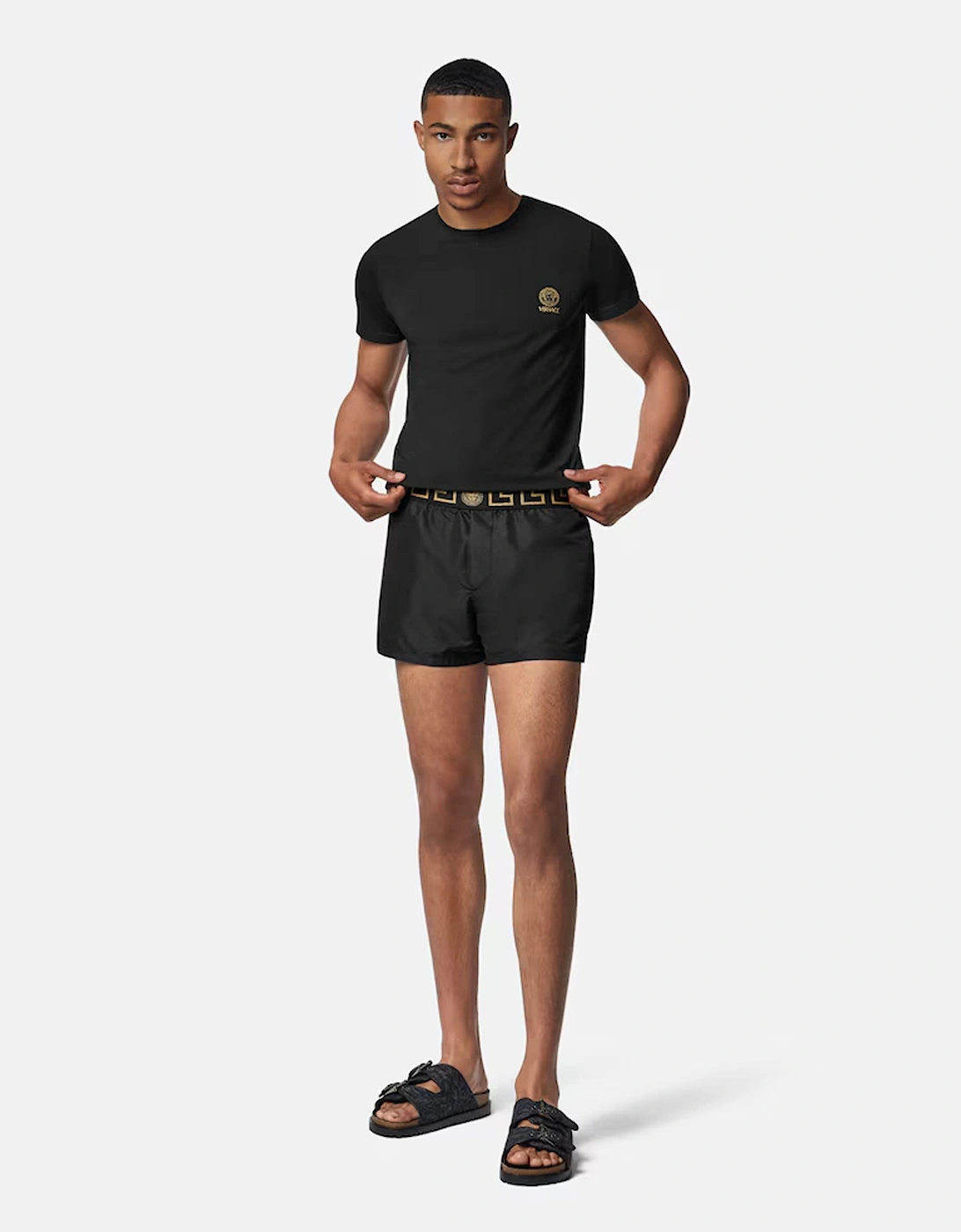 Greca Swimshorts Black