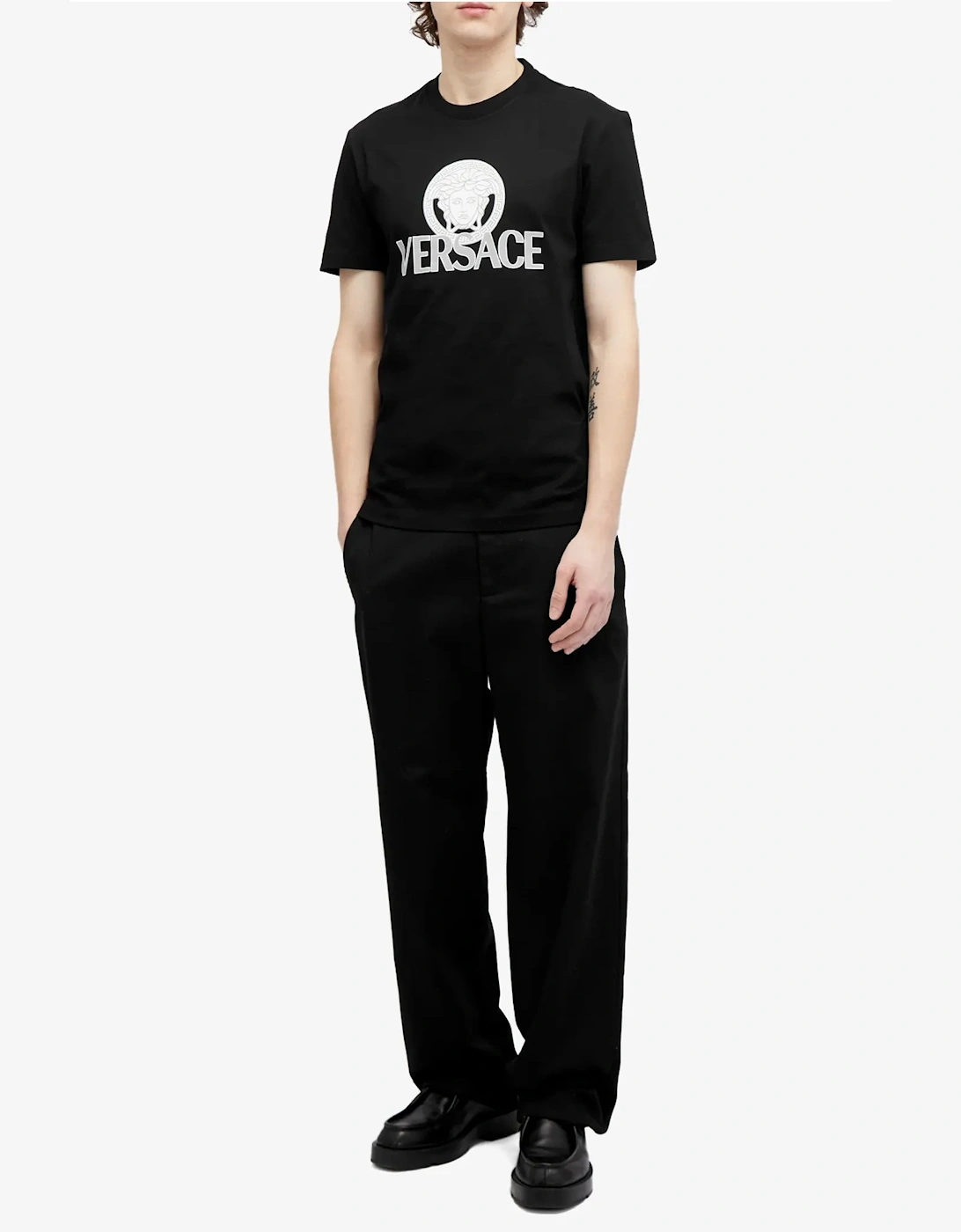 Medusa Logo Head T-Shirt Black