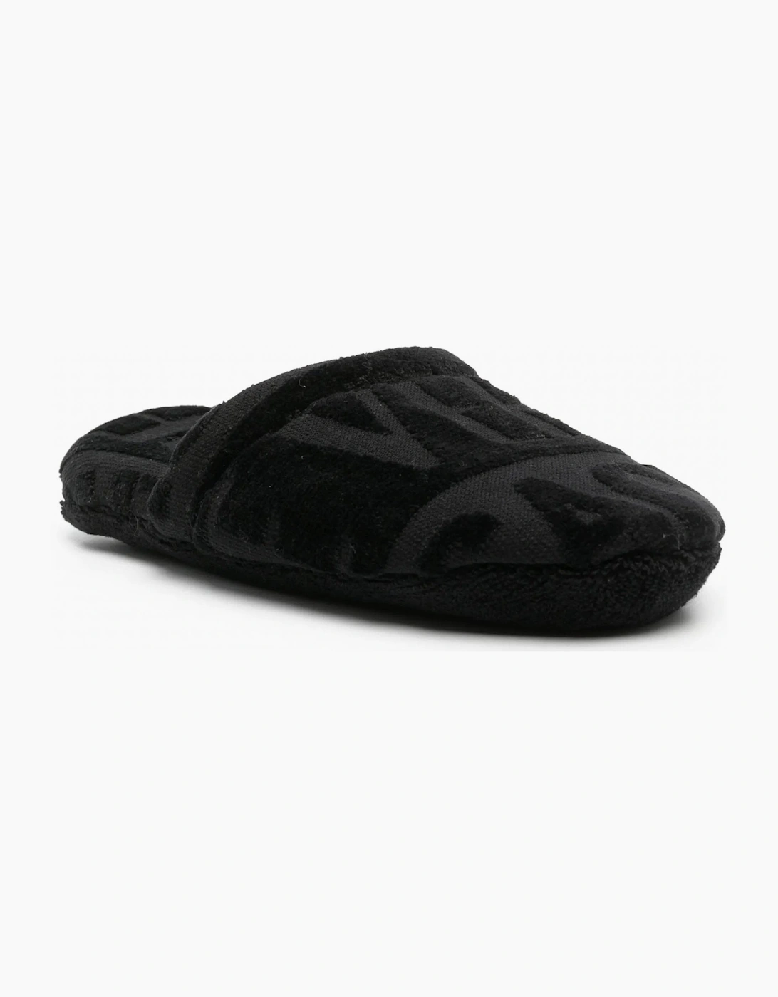 Bath Slippers All Over Tonal Black
