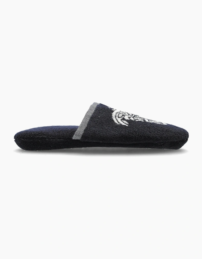 Bath Slippers Terrymedusa Jacquard Blue