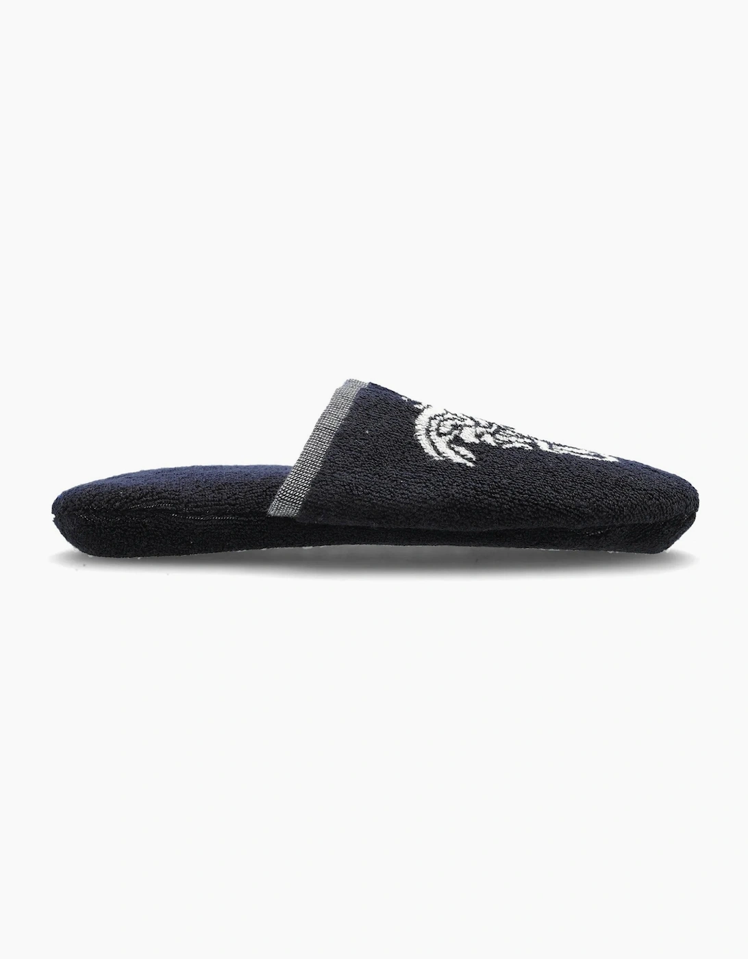 Versace Men's Blue Bath Slippers Terrymedusa Jacquard - Size 9.5/13/12.5/12/11.5/11/9/16/15.5/15/14.5/14/13.5/10.5/10