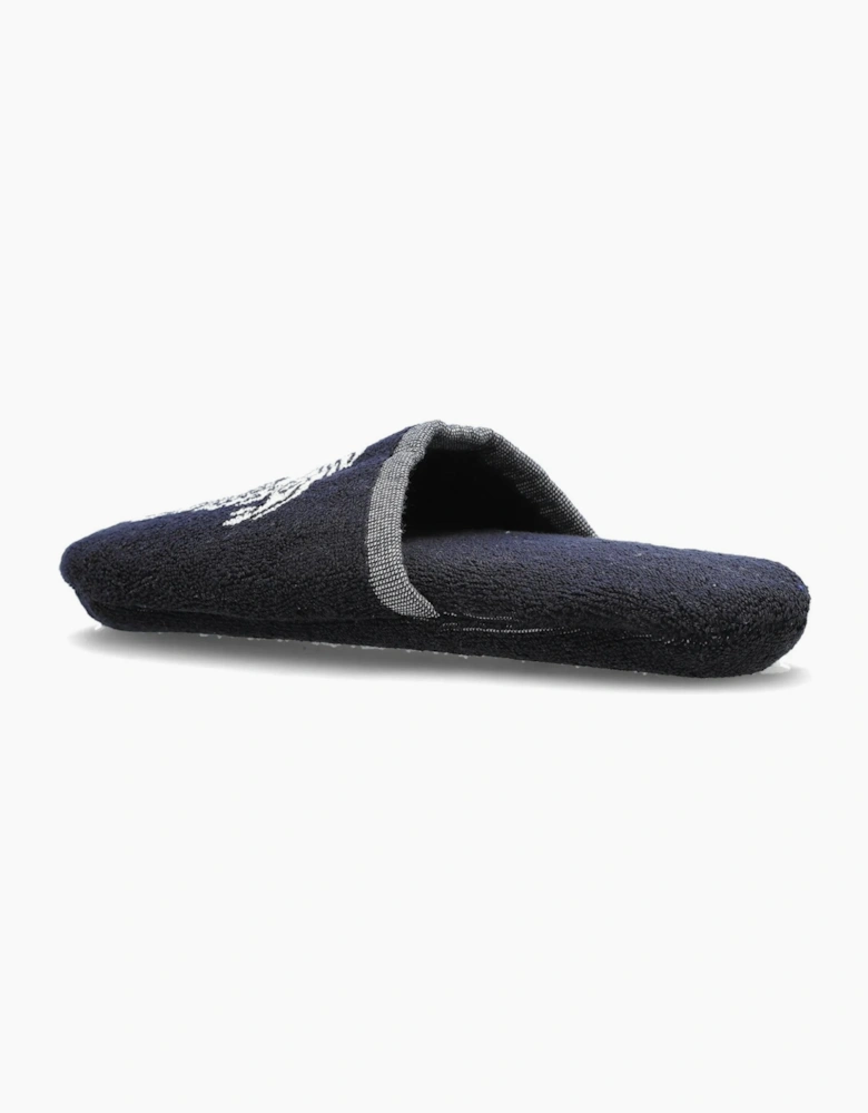 Bath Slippers Terrymedusa Jacquard Blue