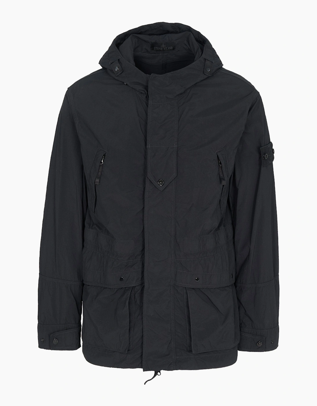 Stone Island Men's Black Ghost Q100024 Parka - Size: 40/Regular
