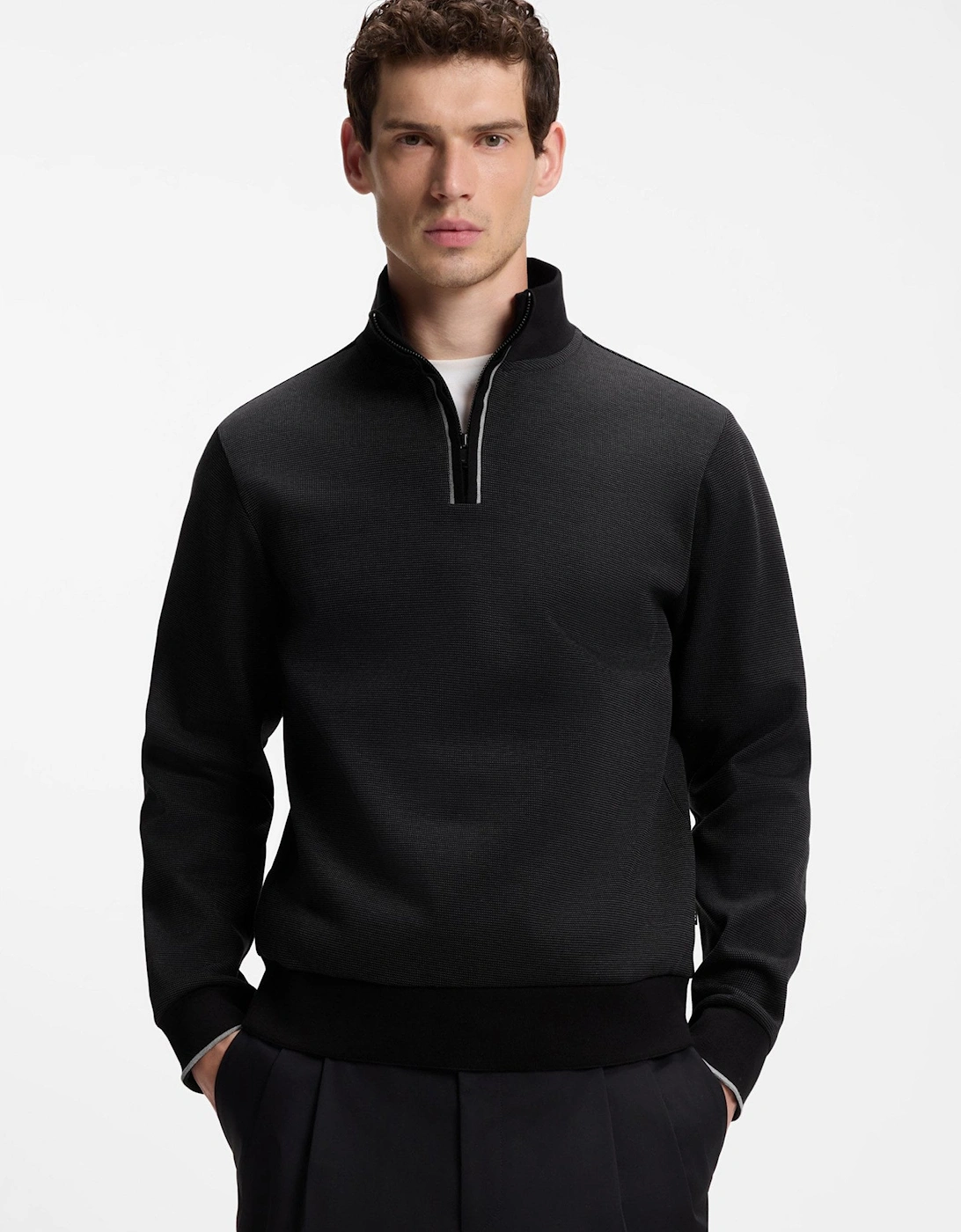 H Sidney 80 Cardigan Black