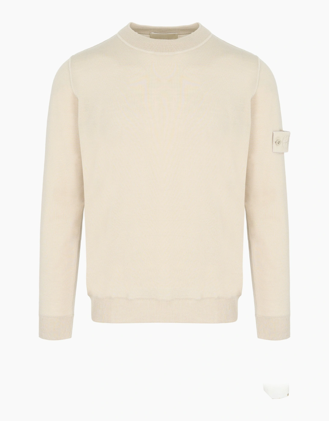 Stone Island Men's Cream Ghost 5100074 Sweater Beige - Size: 38
