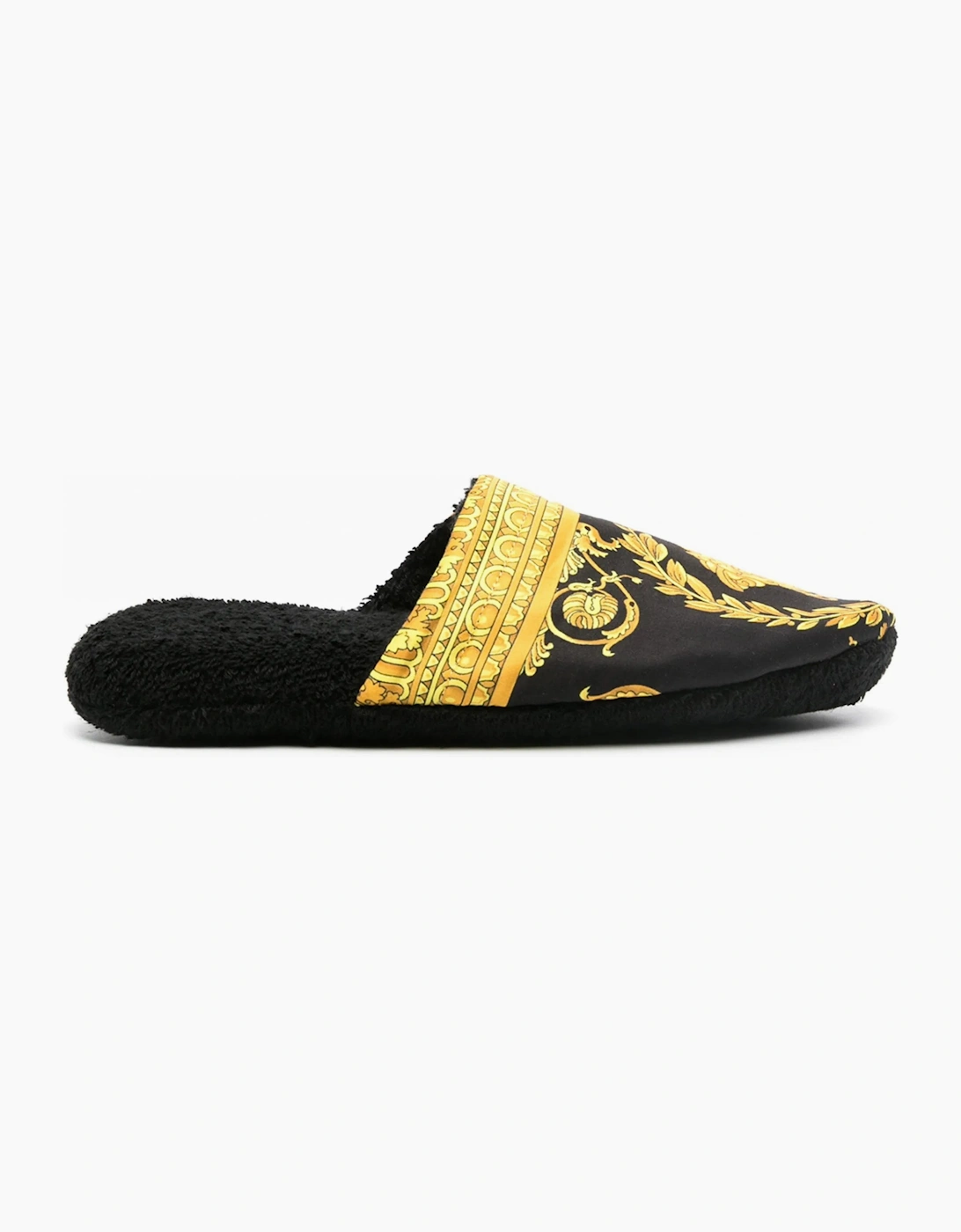 I Heart Baroque Bath Slippers Black