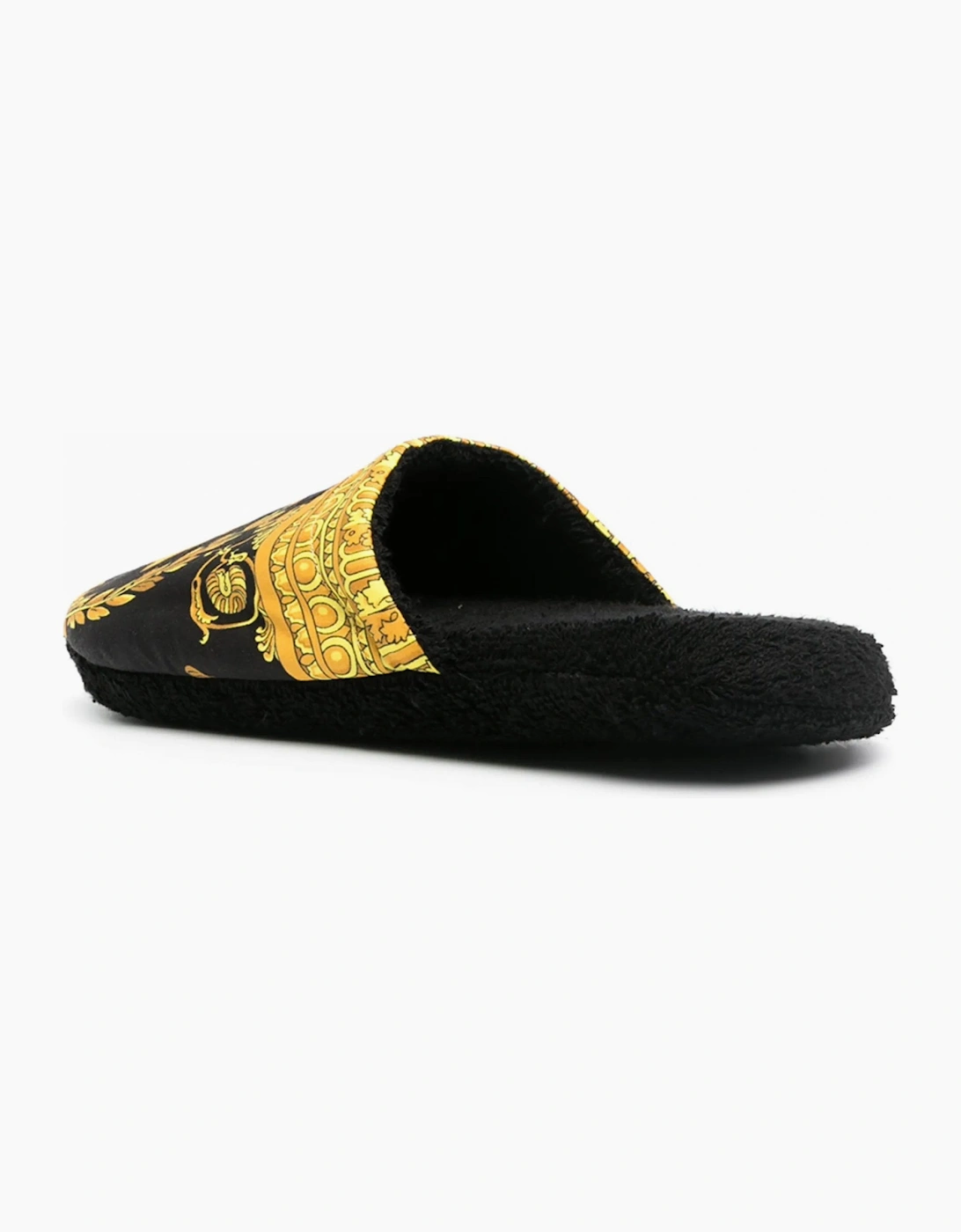 I Heart Baroque Bath Slippers Black