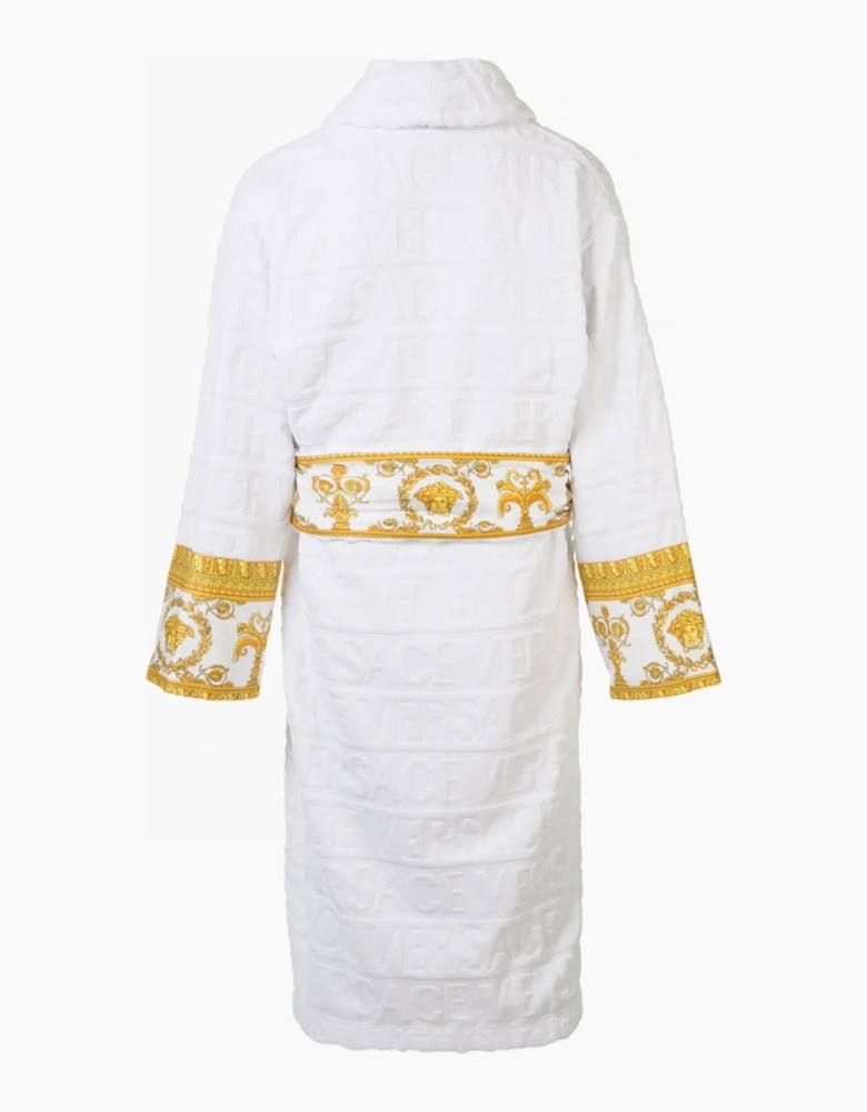 Versace Cotton Bathrobe White