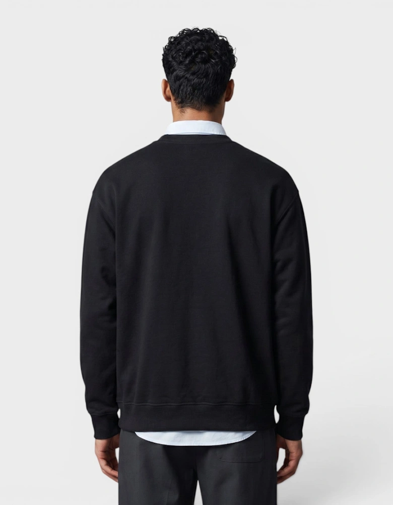 Printed Sweatshirt Le Joueur Black
