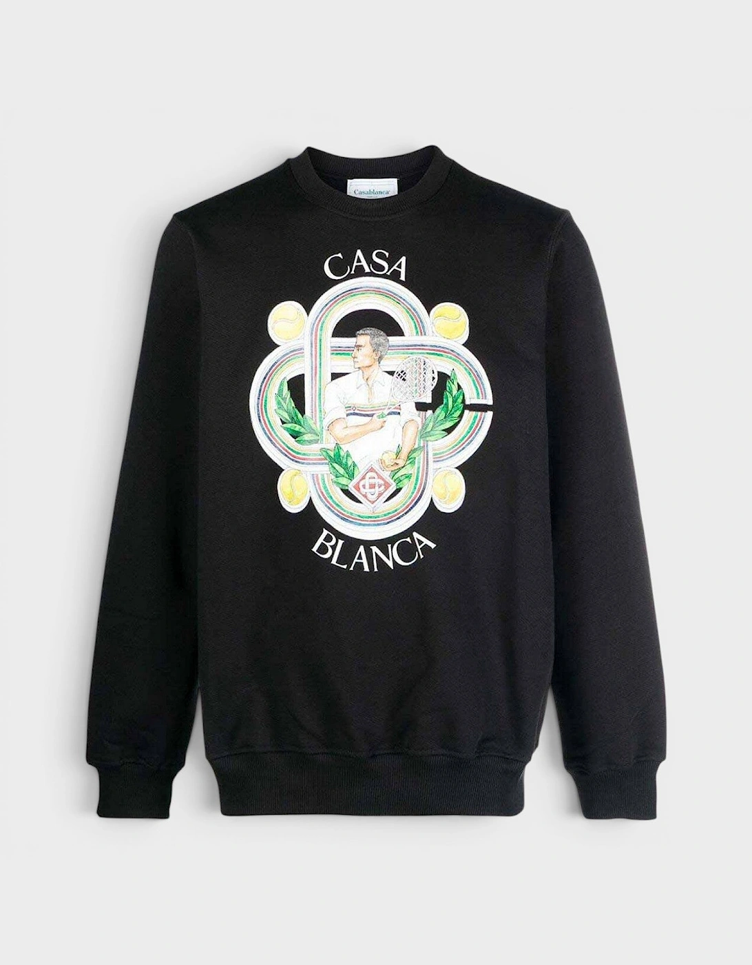 Printed Sweatshirt Le Joueur Black