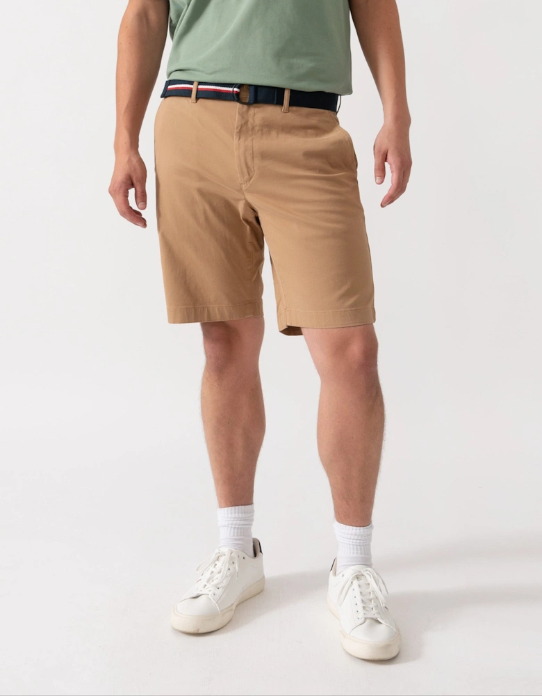 Tommy Hilfiger Denton 9.5" Essential Mens Twill Shorts - Timeless Camel
