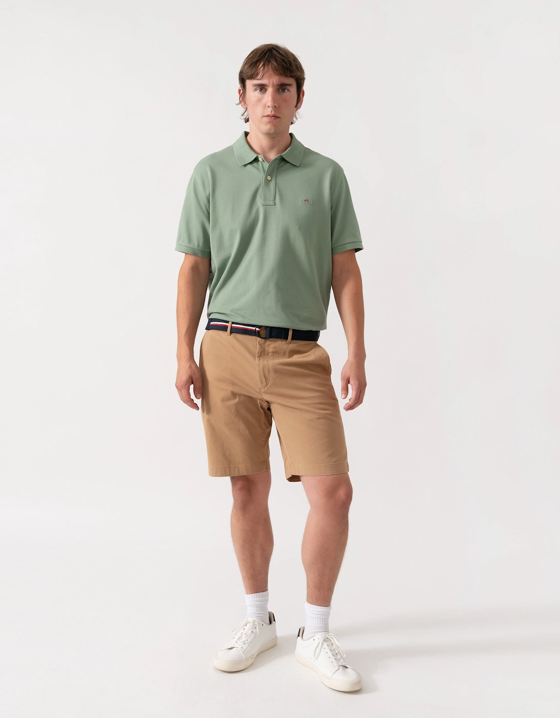 Tommy Hilfiger Denton 9.5" Essential Mens Twill Shorts - Timeless Camel