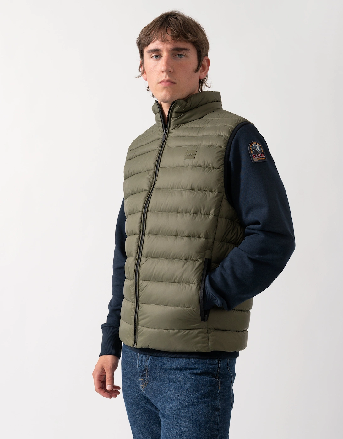 BOSS Orange Odeno 2 Mens Gilet - Bright Green 325