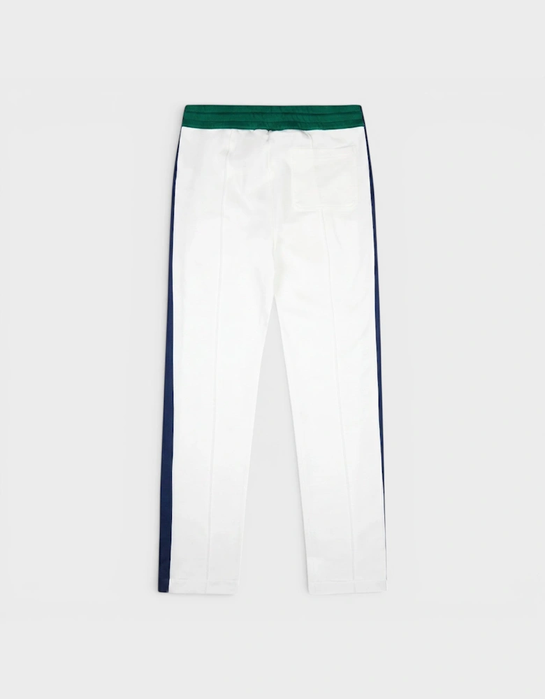 Colourblock Pintuck Jogger Green Navy White