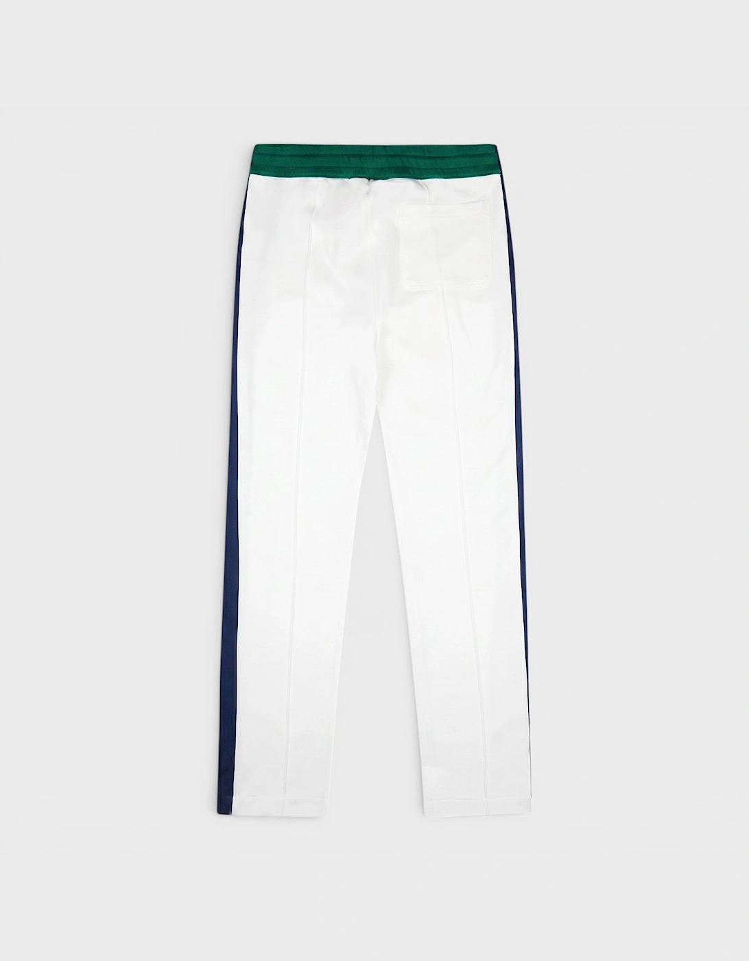 Colourblock Pintuck Jogger Green Navy White