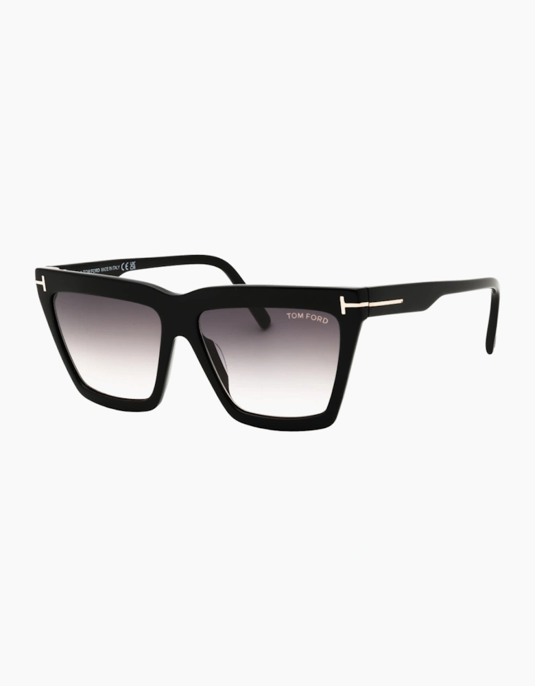 Tom Ford Shiny Black Sunglasses