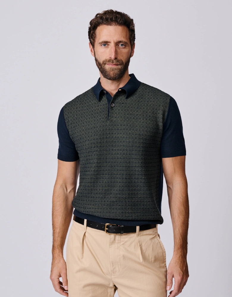 Coleridge Textured Front Polo