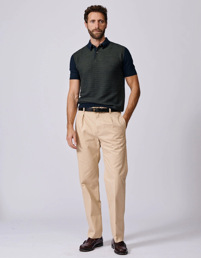 Coleridge Textured Front Polo