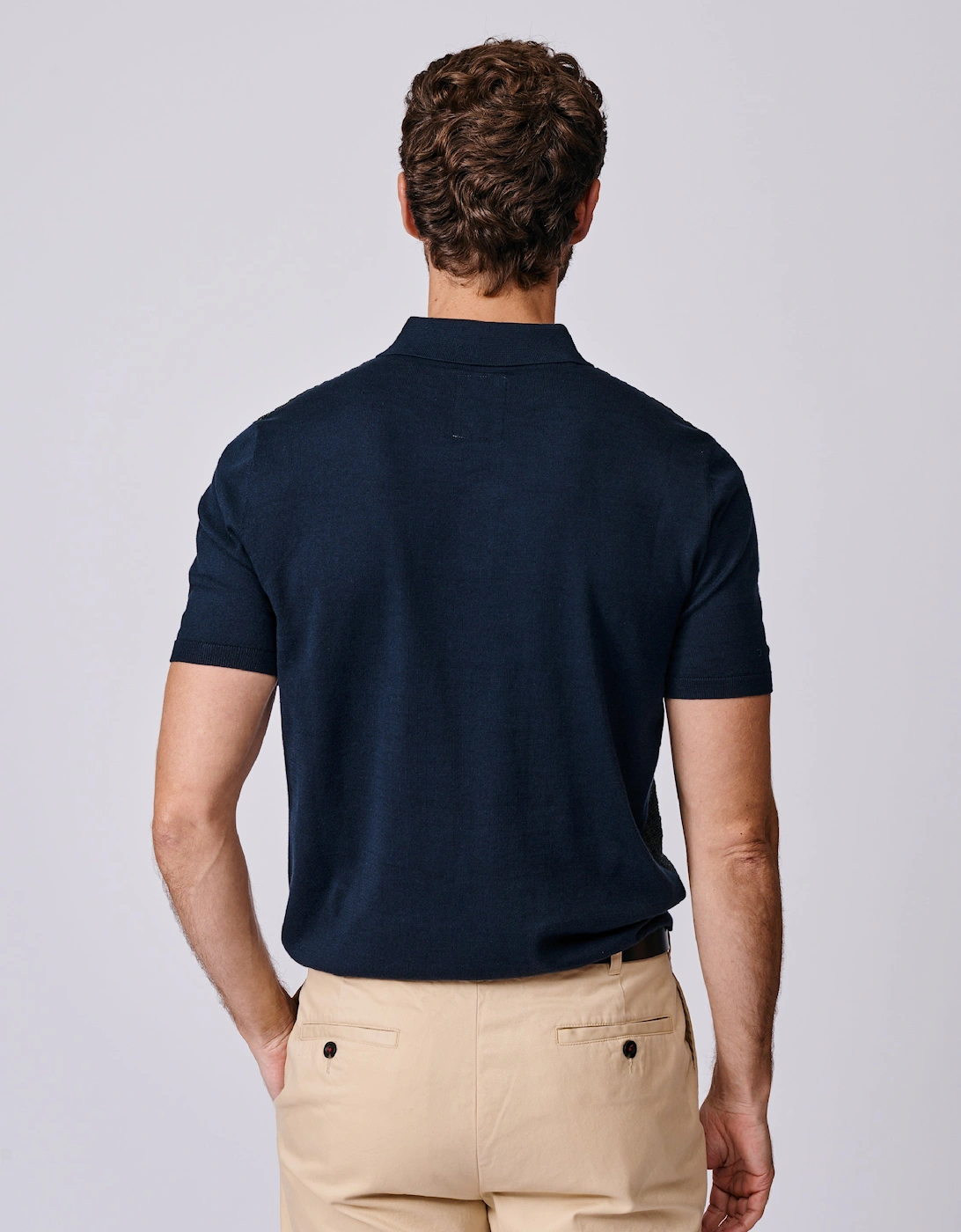 Coleridge Textured Front Polo
