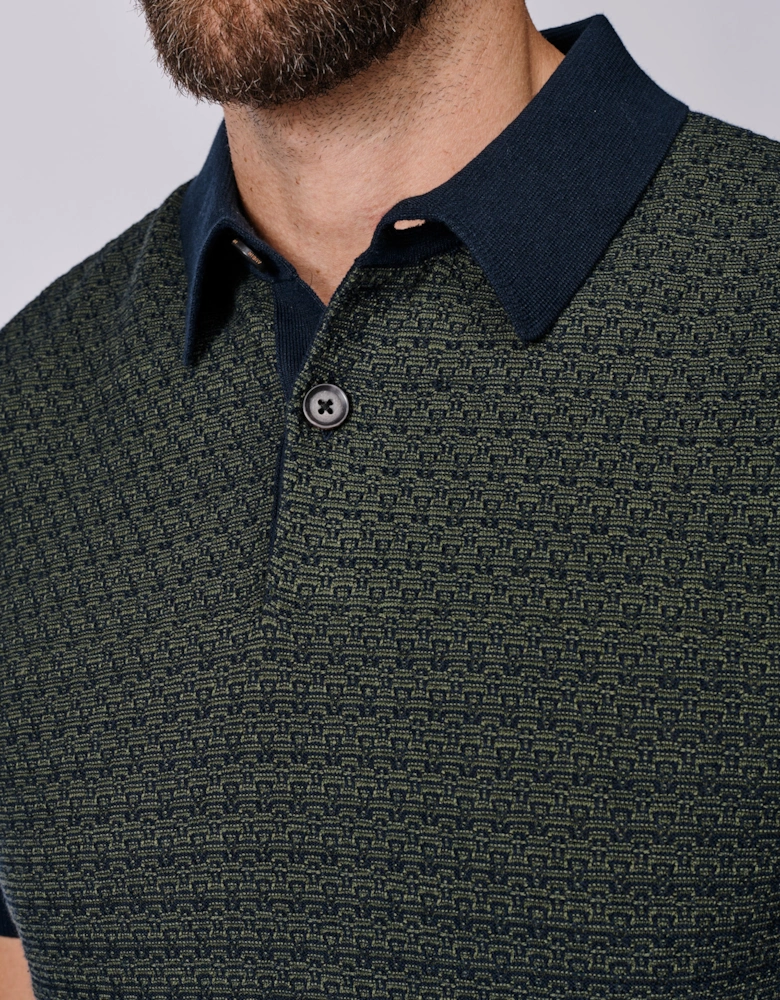 Coleridge Textured Front Polo