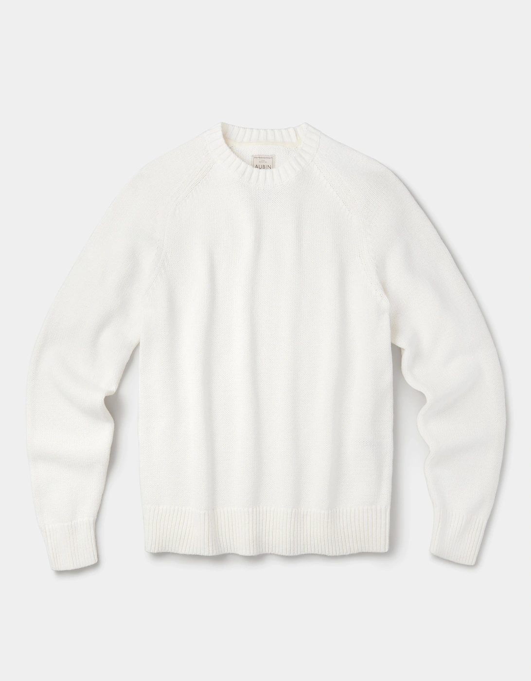 Lacey Cotton Linen Blend Crew Neck