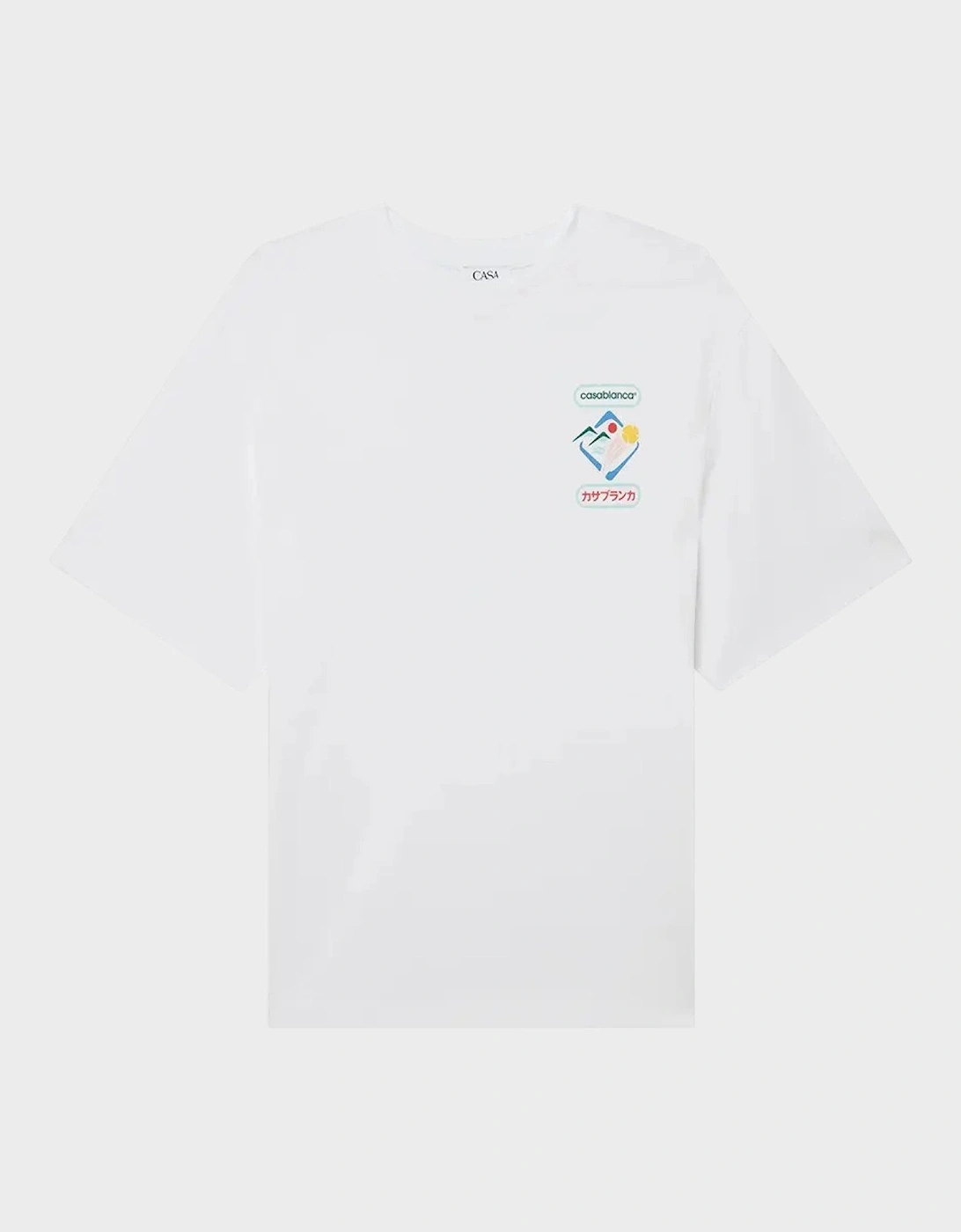 Casablanca Men's White Montagne Sportif Oversized T-Shirt - Size 42
