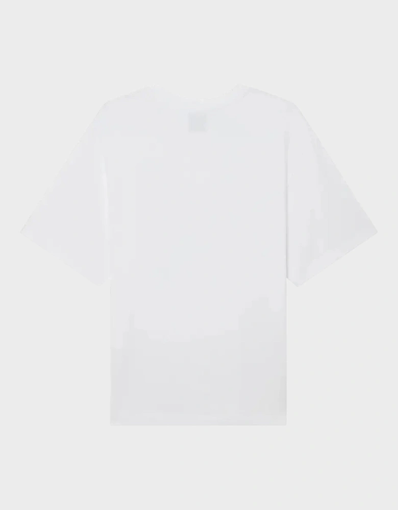 Montagne Sportif Oversized T-Shirt White