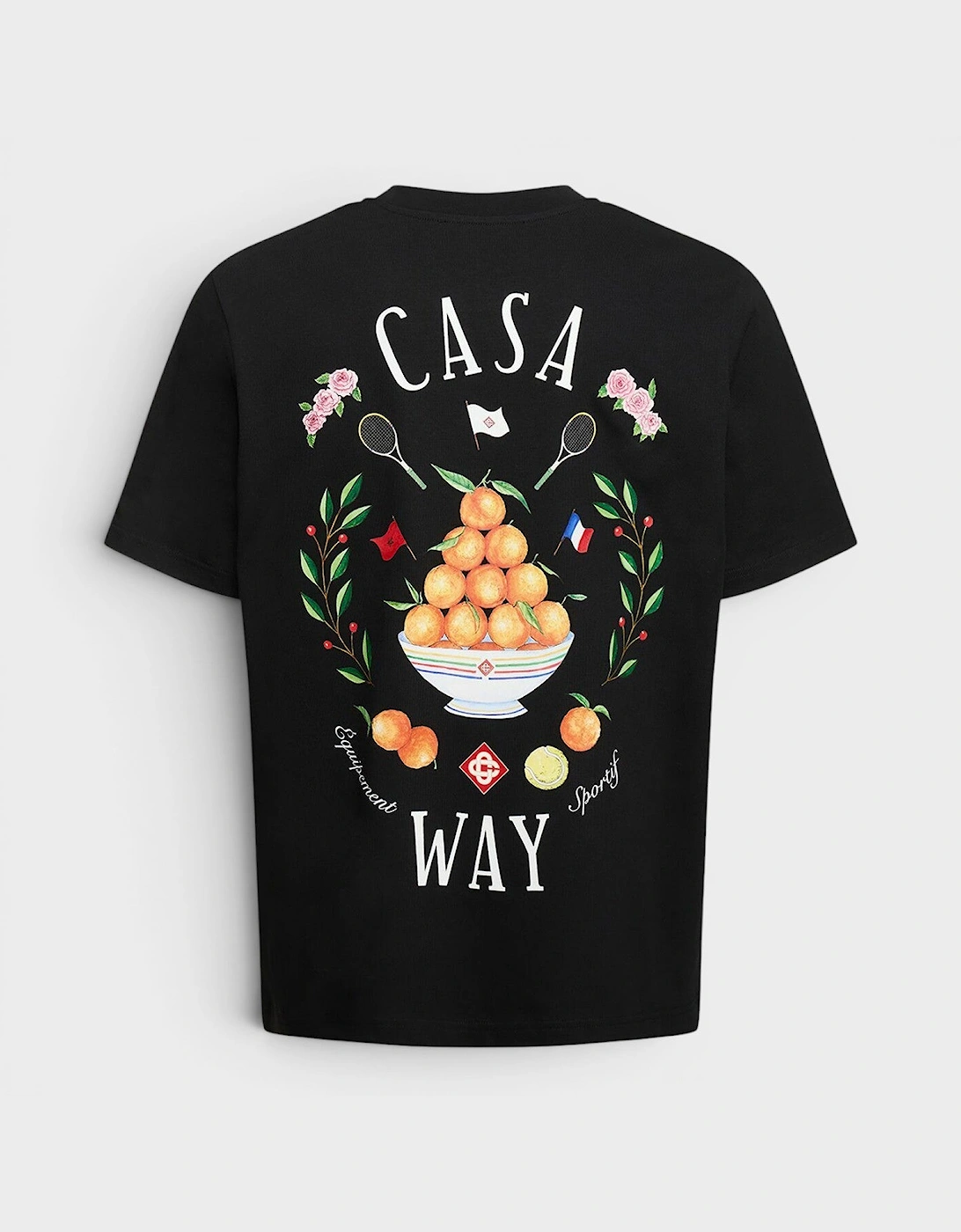 Casa Way Printed T-Shirt Black