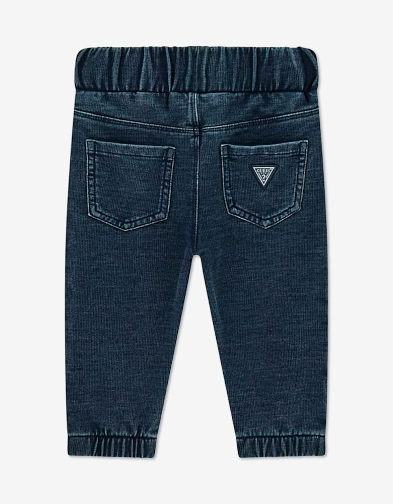Guess Baby Boys Denim Pants Set in Blue