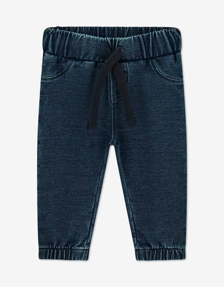 Guess Baby Boys Denim Pants Set in Blue