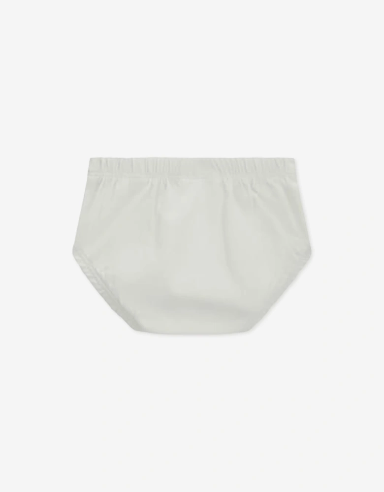 Guess Baby Girls Bear Dress with Knickers in Ivory