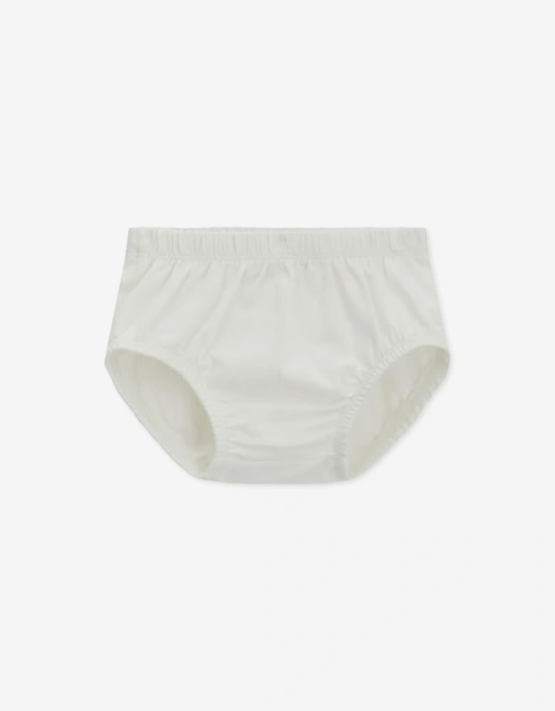 Guess Baby Girls Bear Dress with Knickers in Ivory
