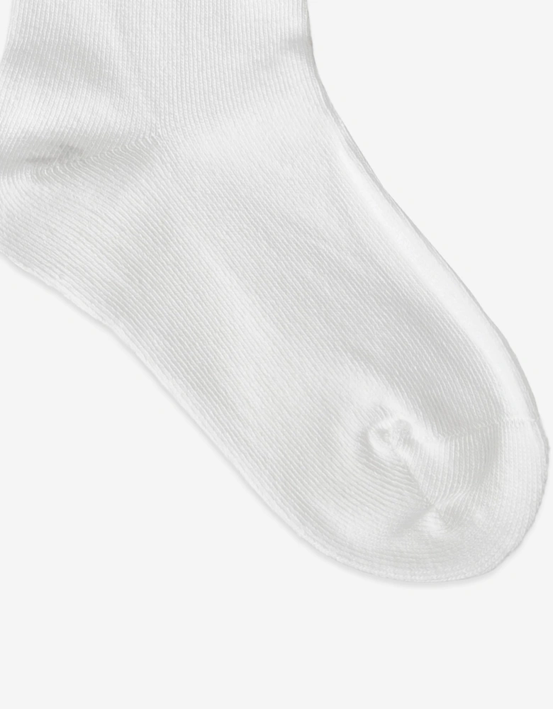 Blanca Sport Kids Logo Socks in White