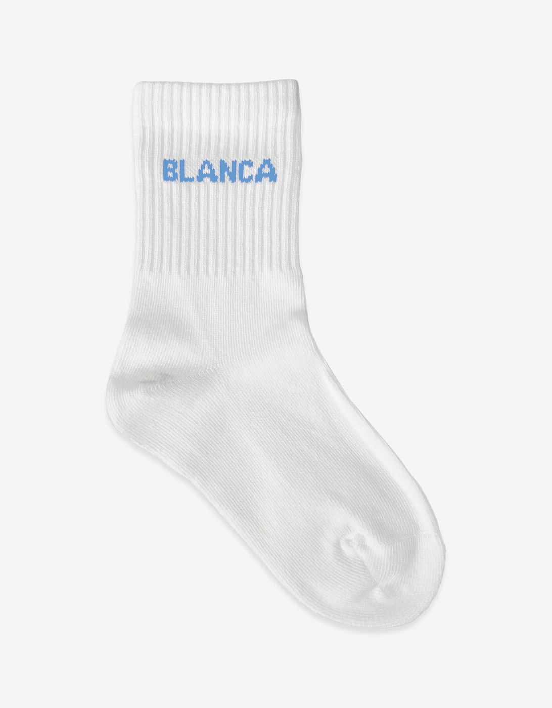 Blanca Sport Kids Logo Socks in White