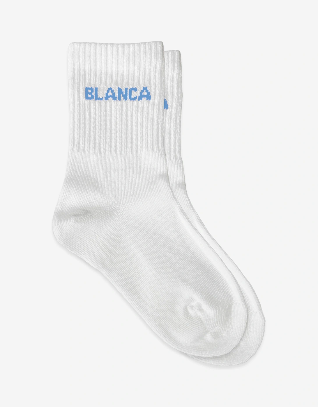 Blanca Sport Kids Logo Socks in White
