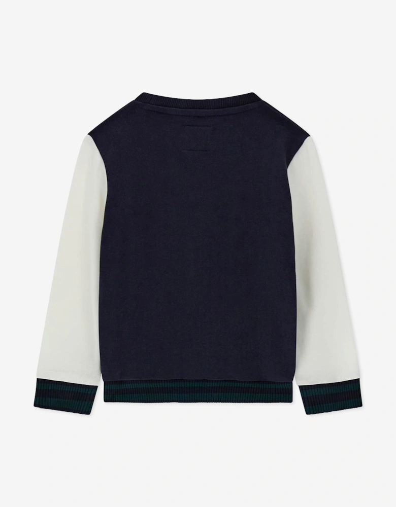 Guess Boys Logo Sweatshirt in Navy