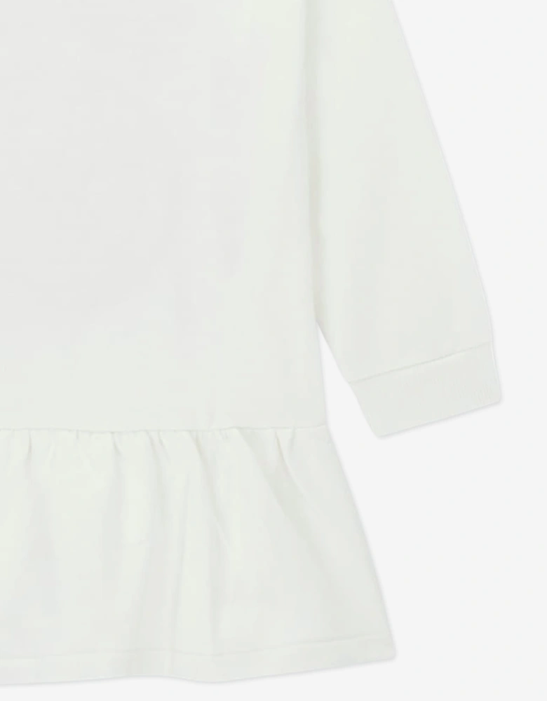 Guess Girls Bear Sweater Dress in Ivory