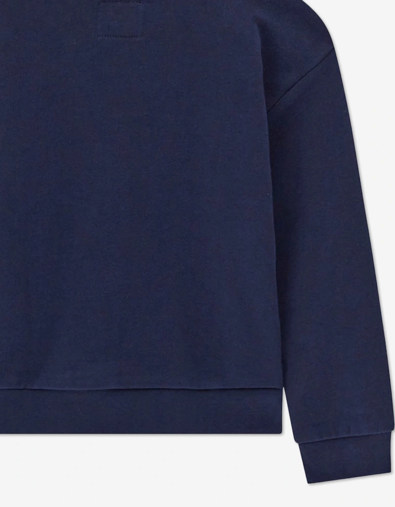 Guess Girls Bear Logo Sweatshirt in Navy
