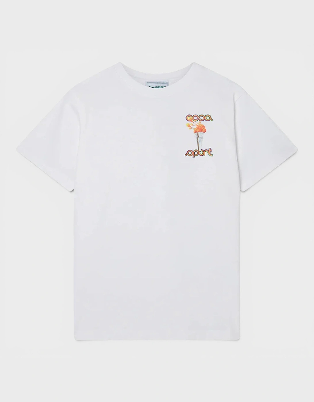 La Flamme Du Sport Printed T-Shirt White
