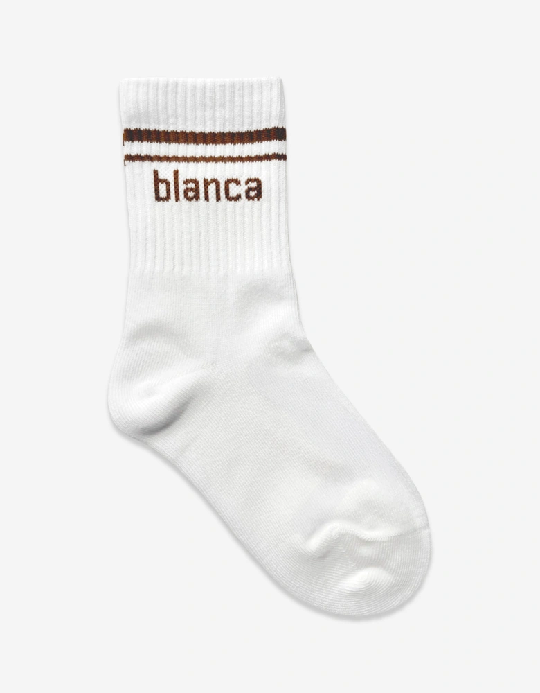 Blanca Sport Kids Sport Socks in White
