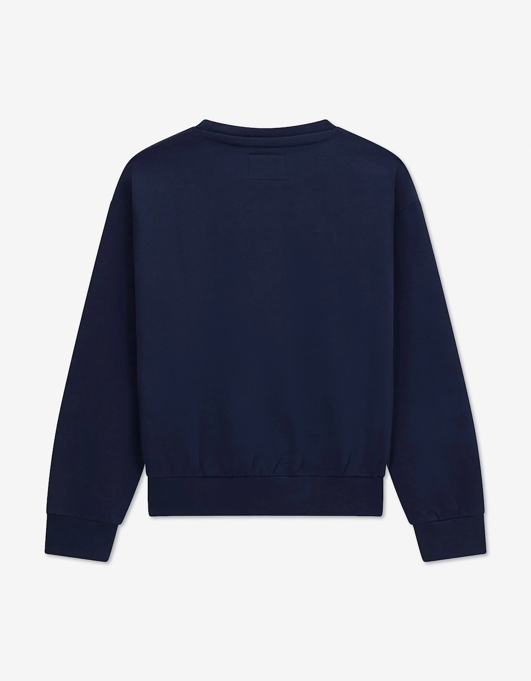 Guess Girls Bear Logo Oversized Sweatshirt in Navy