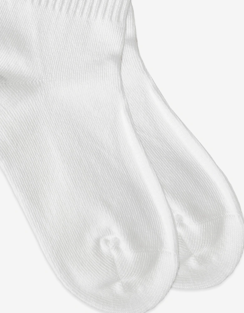 Blanca Sport Kids Logo Socks in White