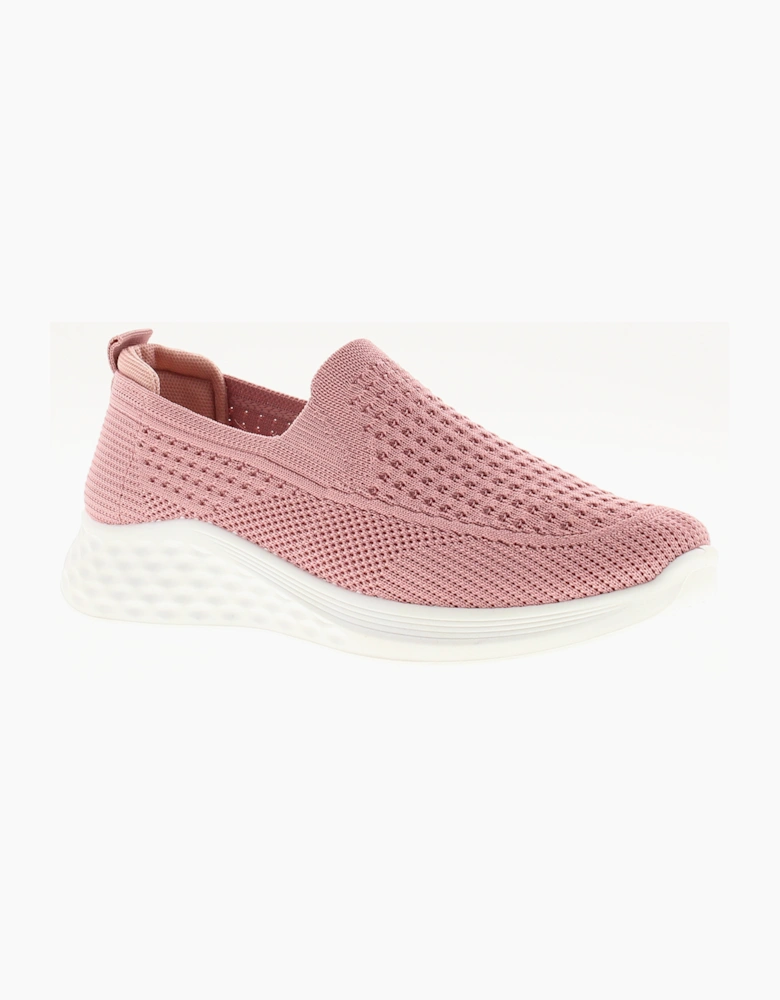 Focus Womens Lightweight Trainers Esme Slip On pink UK Size