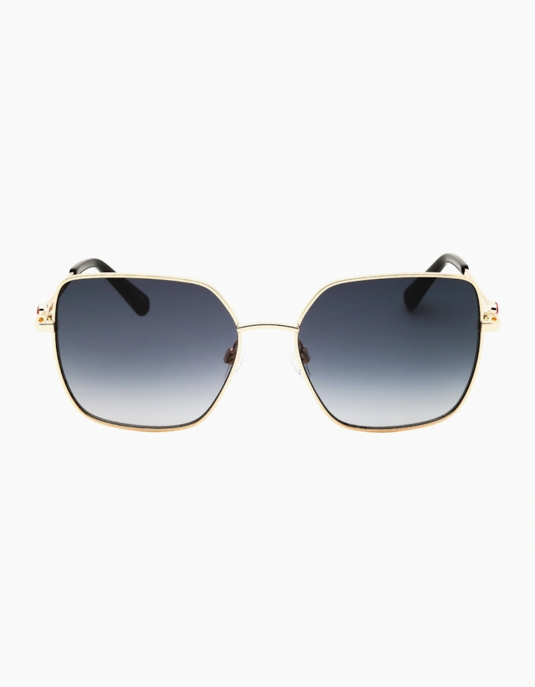 Love Moschino Rose Gold Small Heart Detail Sunglasses