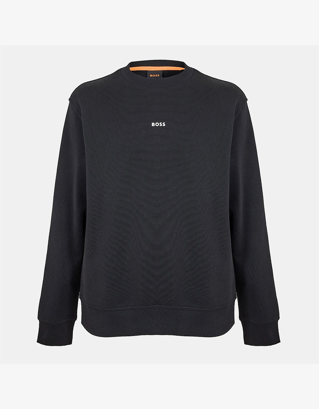 Hugo Boss Men's Black Wesmallcrew Crew Sweater - Size: 42