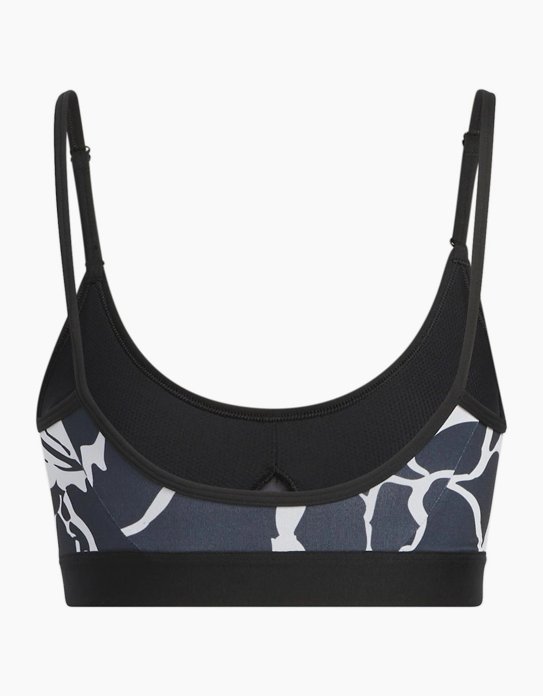 Womens Flower Print Low Impact Sports Bra