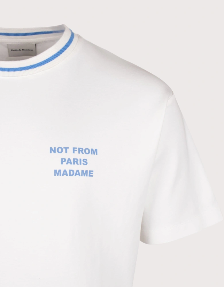 Relaxed Fit Sport Slogan T-shirt