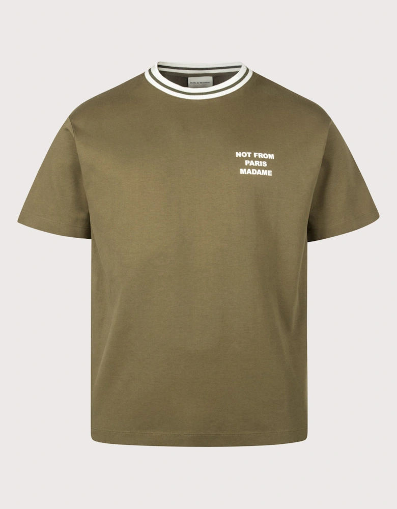Relaxed Fit Sport Slogan T-shirt