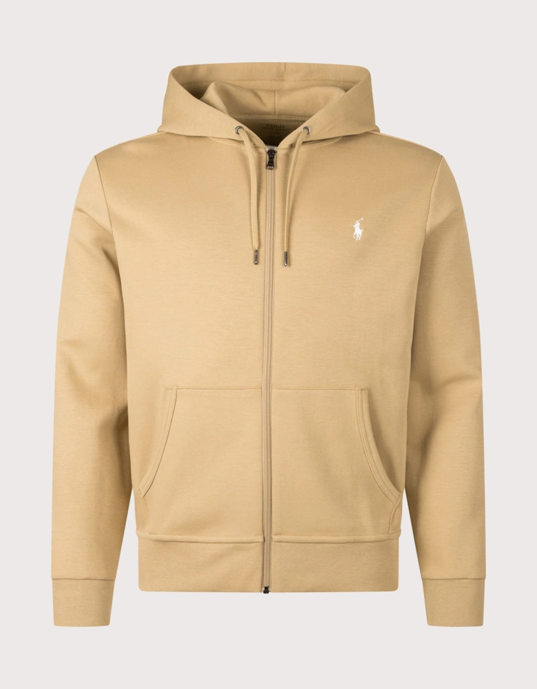 Zip Through Double Knit Hoodie