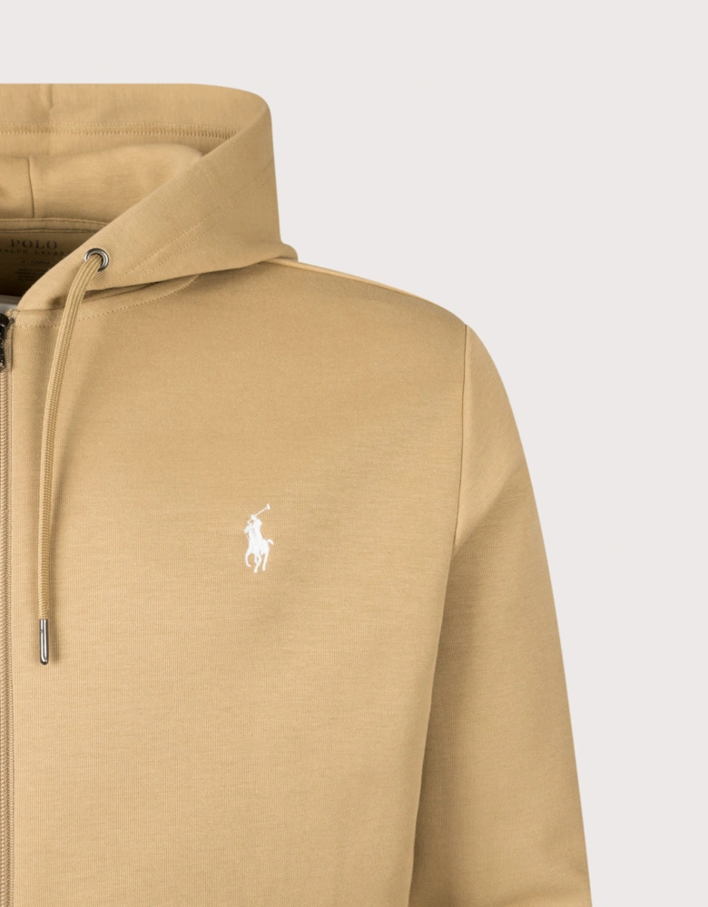 Zip Through Double Knit Hoodie